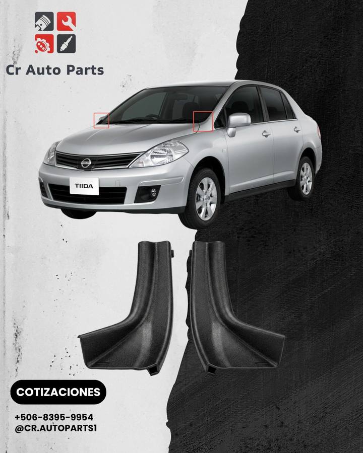 Esquineros de parabrisas Tiida 2004–2012, Nissan Tiida
